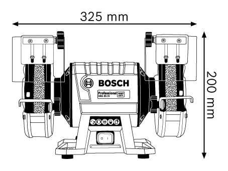 Bosch GBG 35-15 Bench Grinder - goldapextools