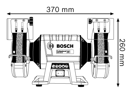 Bosch GBG 60-20 Bench Grinder - goldapextools