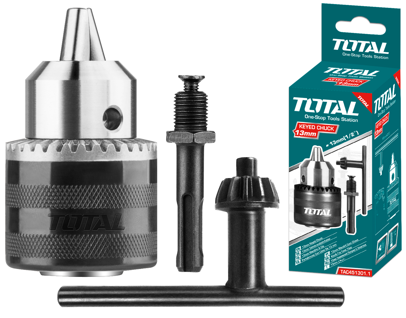 Total TAC451301 SDS plus Adapter with Drill Chuck vertexpowertools