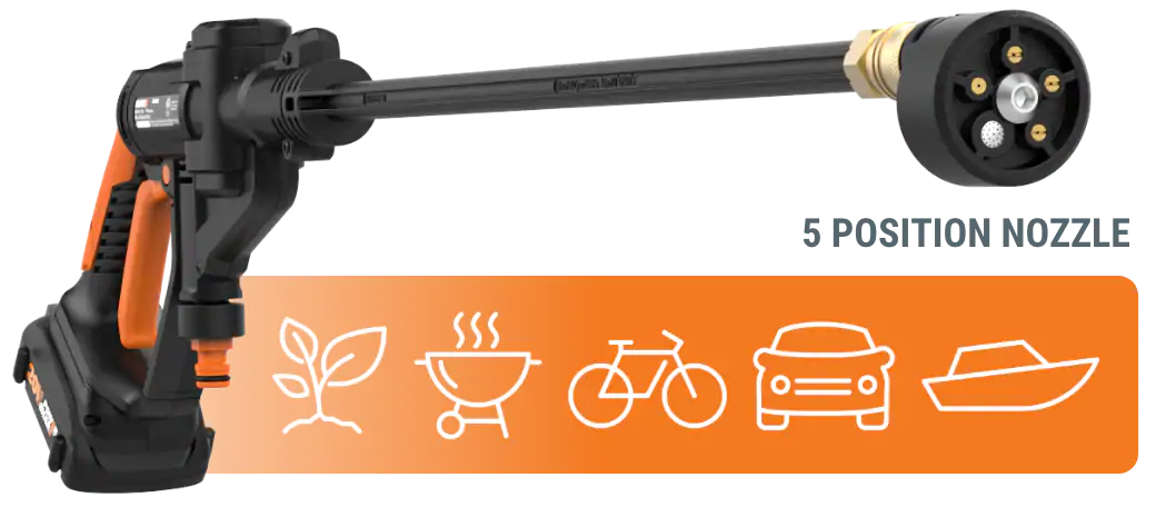 Worx wg629e 18v 20v max cordless hydroshot portable pressure cleaner hotsell