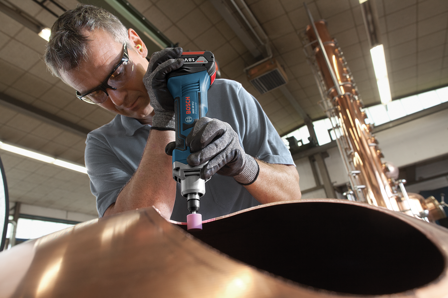 Bosch GGS 18 V LI Cordless Straight Grinder Die Grinder Bare Tool vertexpowertools