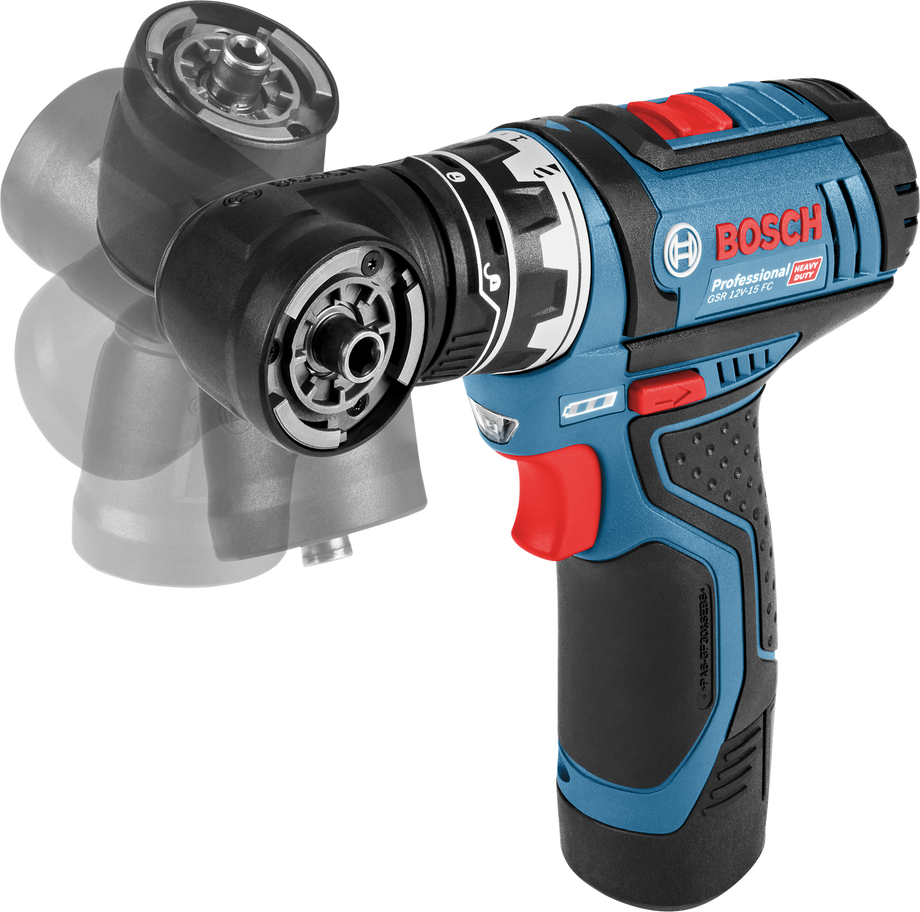 Bosch GSR 12V 15 FC Cordless Drill Driver FlexiClick 5 in 1 system vertexpowertools
