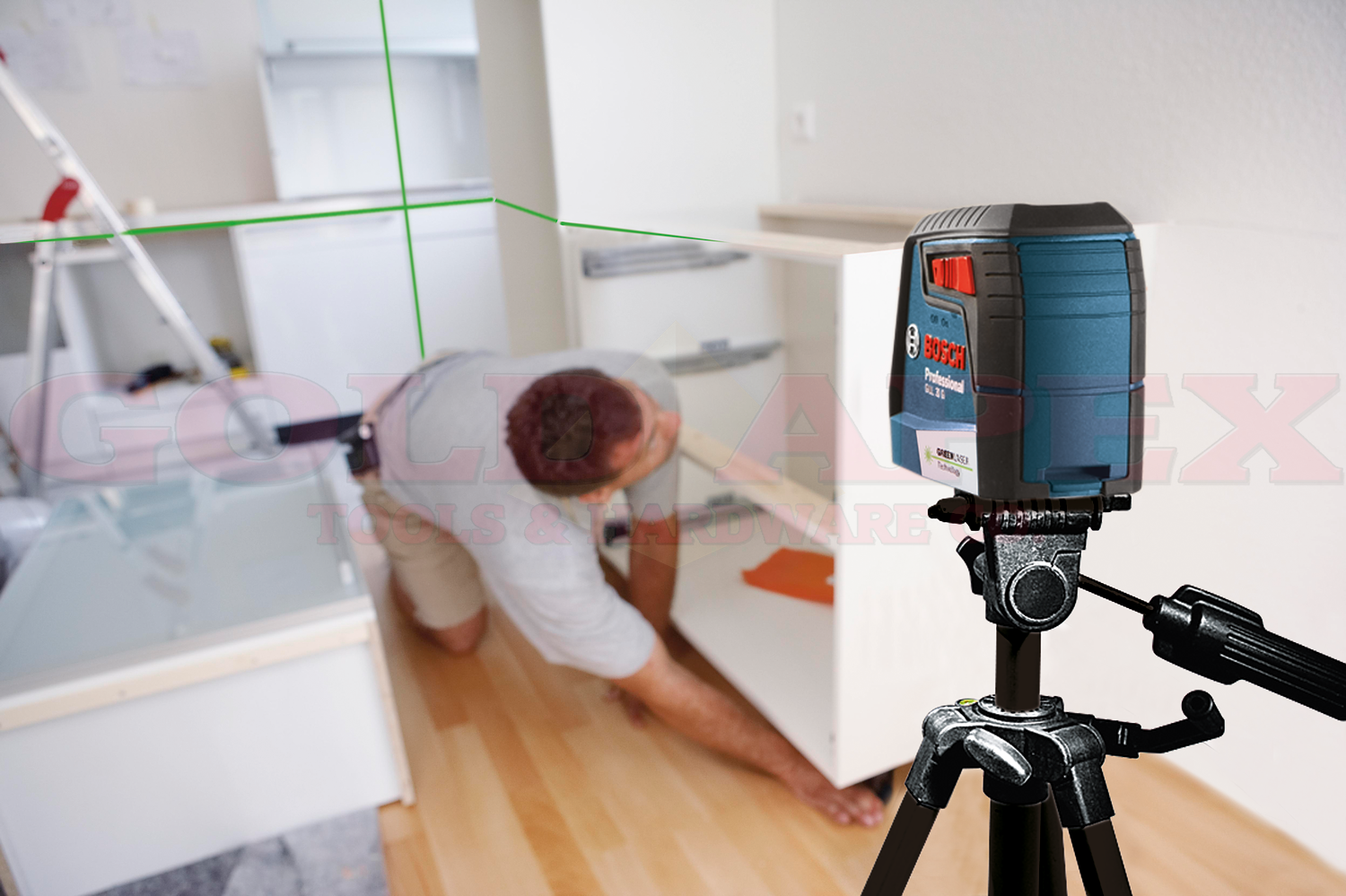 Bosch gll 30 deals flashing