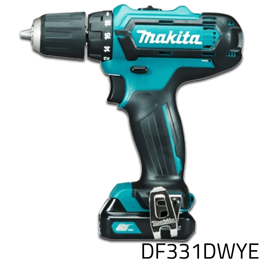 Makita DF331DWYE 12V Cordless Drill Driver 3/8