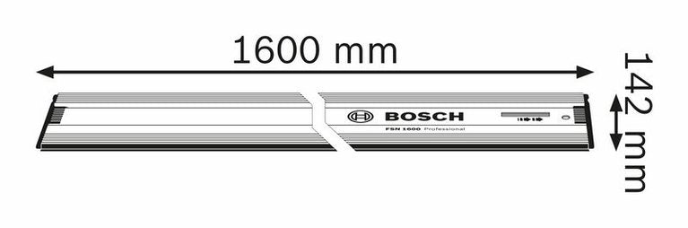 Bosch FSN 1600 Guide Rail - goldapextools