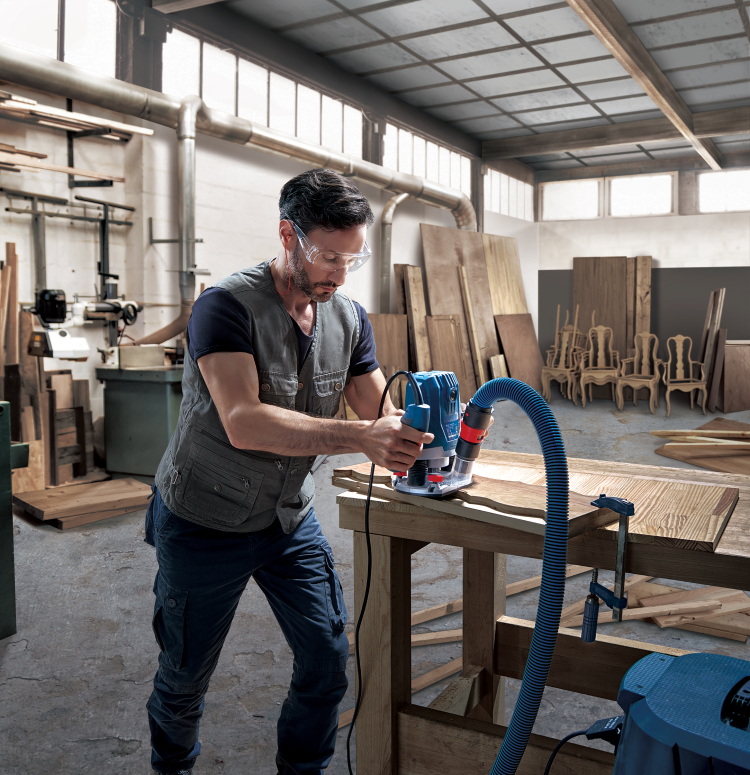Bosch GOF 130 Plunge Router – vertexpowertools