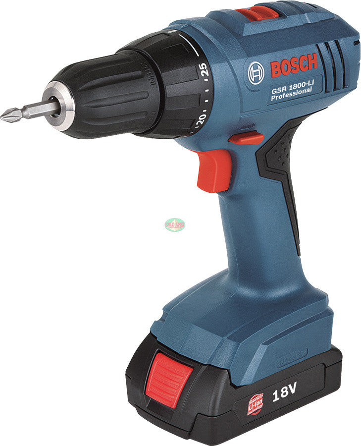 Bosch GSR 1800 V-Li Cordless Drill Driver – vertexpowertools