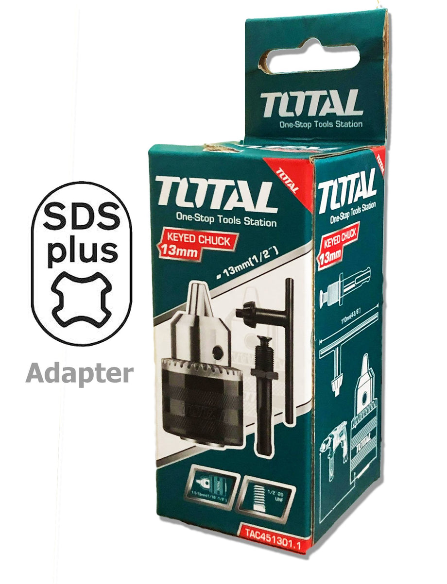 Total TAC451301 SDS-plus Adapter with Drill Chuck – vertexpowertools