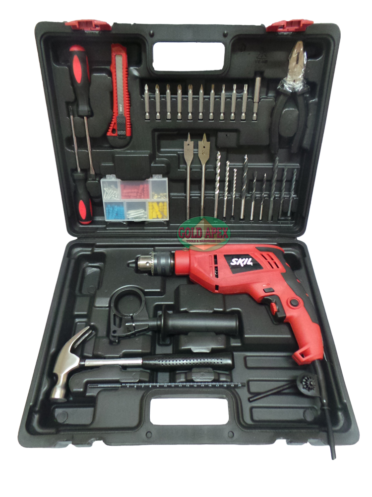 Skil 6613 13mm Impact Drill SMART SET w/ Bit Accessories and