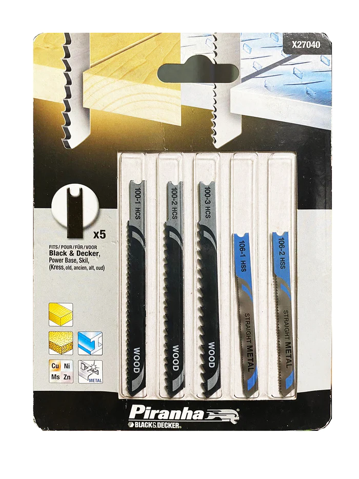 10pcs U-shank Jig Saw Blades Set for Black and Decker Jigsaw Metal Plastic  Wood Blades - AliExpress
